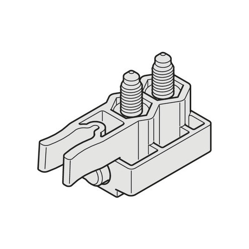 Hafele 940.42.302 SLIDO D-LI11 Track Stopper PL Black 50-120kg