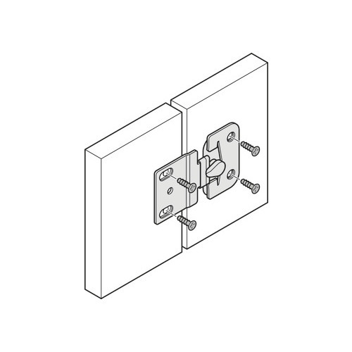 Hafele 400.05.004 Hafele Slido F-Flush57 Cam Lock