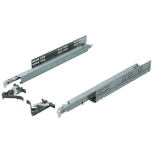 Hafele 421.23.835 Salice A6557 Futura Push Slide, Frameless, Full Extension, 50 lbs