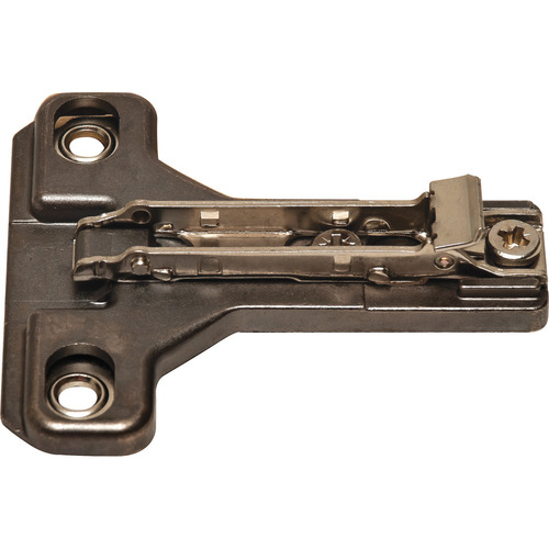 Hafele 329.64.574 Salice Titanium Clip Face Frame Mounting Plate, Screw-Mounted