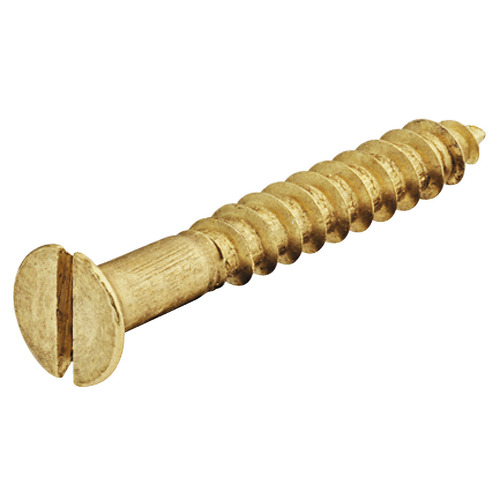 Hafele 011.00.214 Brass Flat Countersunk Head Screw