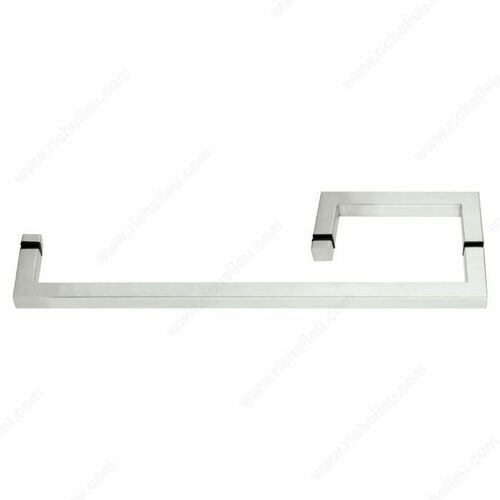 Richelieu 87O2S100618170 Square Tubular Handle and Towel Bar Combo, without Washers, 90 Corners