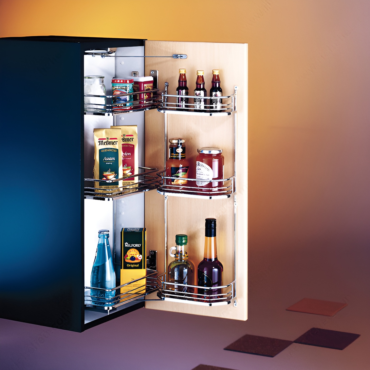 Richelieu 1270140 Tandem System Door Mount Baskets